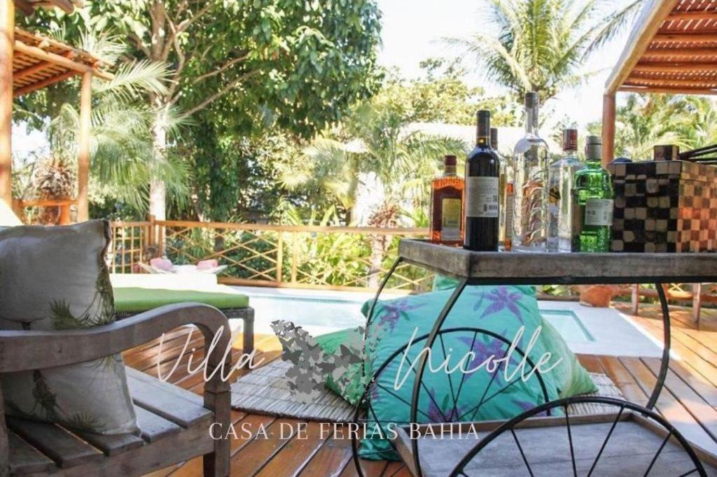 Villa Nicolle - Bahia - Praia Do Espelho Luaran gambar